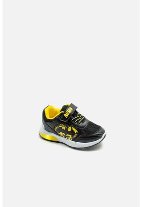 Tenis Con Luces De Batman Negros Y Amarillos Para Niño 29