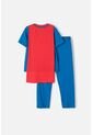 Pijama De Superman Azul Y Roja Con Capa Removible Para Niño 6 de DC COMICS