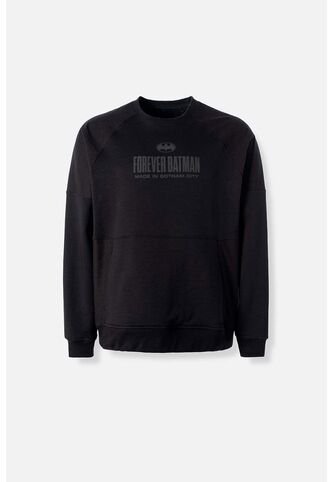 Buzo De Batman Relax Fit Para Hombre L DC COMICS