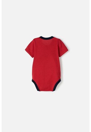 Body De Superman Manga Corta Rojo Para Bebé Niño 12-18