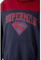 Buzo De Superman Azul Y Rojo Con Capucha Para Hombre S de DC COMICS