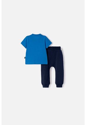 Conjunto De Superman Con Pantalón Azul Para Bebé Niño 3-6