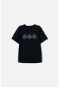 Camiseta De Batman Manga Corta Negra Para Niño 6 de DC COMICS