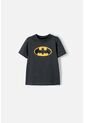 Camiseta De Batman Manga Corta Negro Para Niño 2T A 5T 3T de DC COMICS