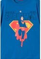 Camiseta De Superman Azul Estampada Para Niño 10 de DC COMICS