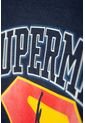 Buzo De Superman Azul Oscuro Estampado En Frente Para Niño 2T A 5T 2T de DC COMICS