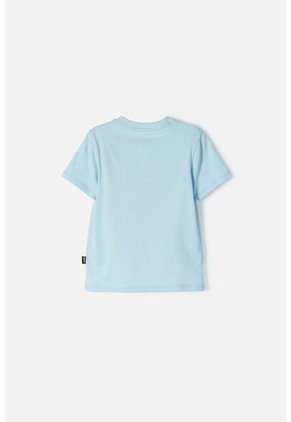 Camiseta De Superman Azul Estampada En Frente Para Niño 2T A 5T 2T