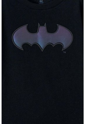 Camiseta De Batman Manga Corta Negra Para Niño 12