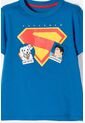 Conjunto De Superman Azul Oscuro De Pantalón Largo Para Niño 2T A 5T 3T de DC COMICS