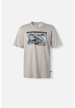 Camiseta De Superman Regular Fit Para Hombre XS