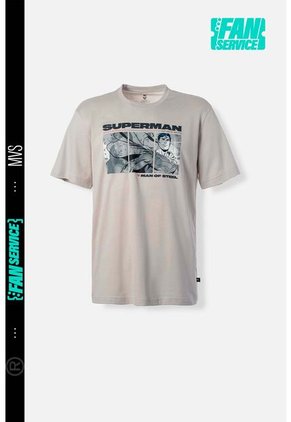 Camiseta De Superman Regular Fit Para Hombre XS