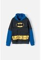 Buzo De Batman Cerrado Azul Y Gris Para Niño 6 de DC COMICS