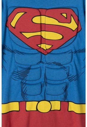 Camiseta De Superman Roja Y Azul Con Manualidad 3D Para Niño 12