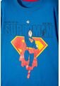 Camiseta De Superman Azul Estampada Para Niño 4 de DC COMICS