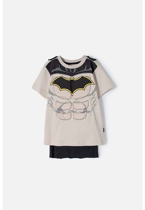 Camiseta De Batman Con Capa Multicolor Para 2T A 5T 5T