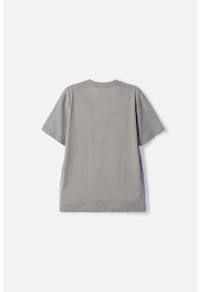 Camiseta De Batman Manga Corta Gris Para Niño 14