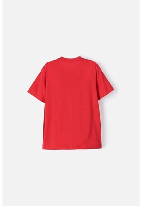 Camiseta De Flash Roja Manga Corta Para Niño 4