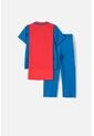 Pijama De Superman Azul Y Roja De Pantalón Rojo Para Niño 2T A 5T 2T de DC COMICS
