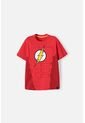 Camiseta De Flash Roja Manga Corta Para Niño 6 de DC COMICS