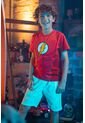 Camiseta De Flash Roja Manga Corta Para Niño 6 de DC COMICS