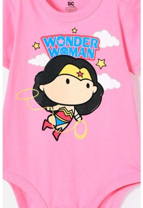 Body Wonder Woman Rosado Para Niña 12-18