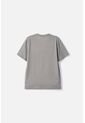 Camiseta De Batman Manga Corta Gris Para Niño 8 de DC COMICS