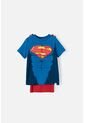Camiseta De Superman Con Capa Removible Para Niño De 2T A 5T 5T de DC COMICS