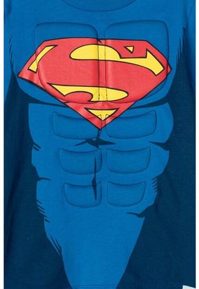 Camiseta De Superman Con Capa Removible Para Niño De 2T A 5T 5T