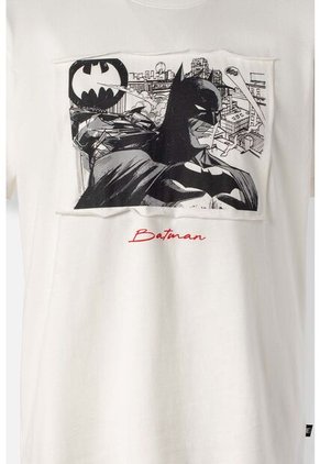 Camiseta De Batman Regular Fit Para Hombre XS