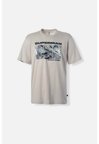 Camiseta De Superman Regular Fit Para Hombre M DC COMICS