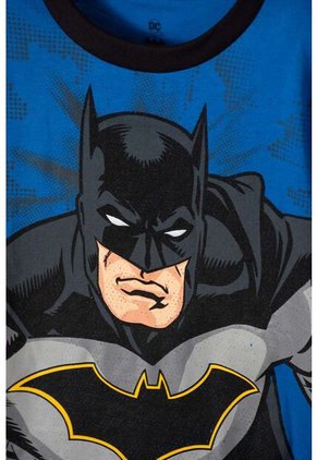 Pijama De Batman Manga Corta Azul Para Niño 4