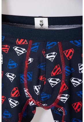 Pack X2 Boxer De Superman Azul, Blanco Y Rojo Estampados Para Niño
