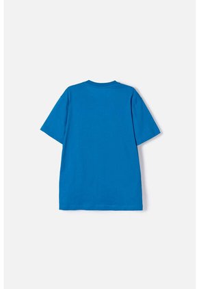 Camiseta De Superman Manga Corta Azul Para Niño 2T A 5T 5T