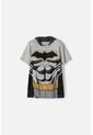 Camiseta De Batman Gris Con Capucha Para Niño 4 de DC COMICS