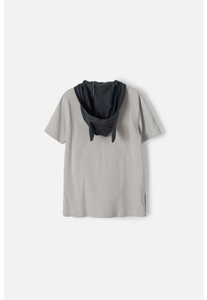 Camiseta De Batman Gris Con Capucha Para Niño 4