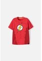 Camiseta De Flash Roja Manga Corta Para Niño 8 de DC COMICS