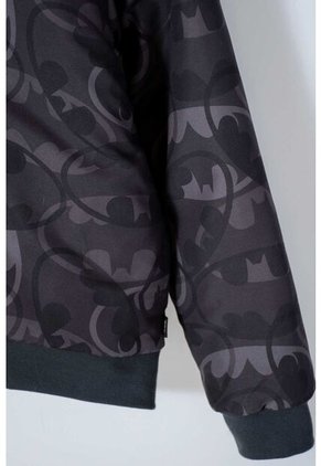 Chaqueta De Batman Con Cierre Y Chompa Gris Para Niño 8