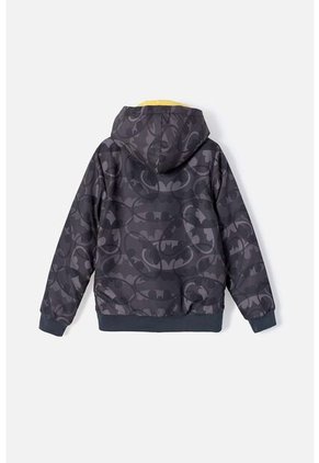 Chaqueta De Batman Con Cierre Y Chompa Gris Para Niño 8