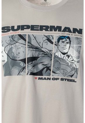 Camiseta De Superman Regular Fit Para Hombre S