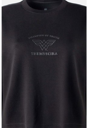 Camiseta De Wonder Woman Oversized Fit Para Mujer XL