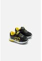 Tenis Con Luces De Batman Negros Y Amarillos Para Niño 29 de DC COMICS
