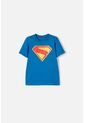 Camiseta De Superman Manga Corta Azul Para Niño 4 de DC COMICS