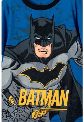 Pijama De Batman  Manga Corta Azul Para Niño 6