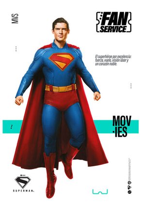 Buzo De Superman Azul Y Rojo Con Capucha Para Hombre L