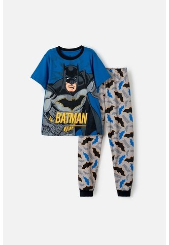 Pijama De Batman  Manga Corta Azul Para Niño 10 DC COMICS