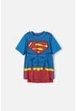 Camiseta De Superman Roja Y Azul Con Manualidad 3D Para Niño 6 de DC COMICS