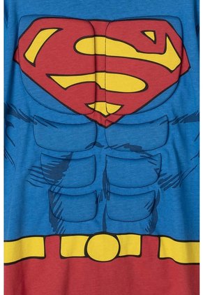 Camiseta De Superman Roja Y Azul Con Manualidad 3D Para Niño 6