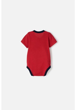 Body De Superman Manga Corta Rojo Para Bebé Niño 18-24