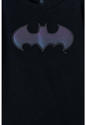 Camiseta De Batman Manga Corta Negra Para Niño 10