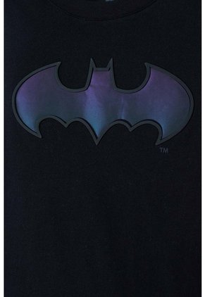 Camiseta De Batman Manga Corta Negra Para Niño 10